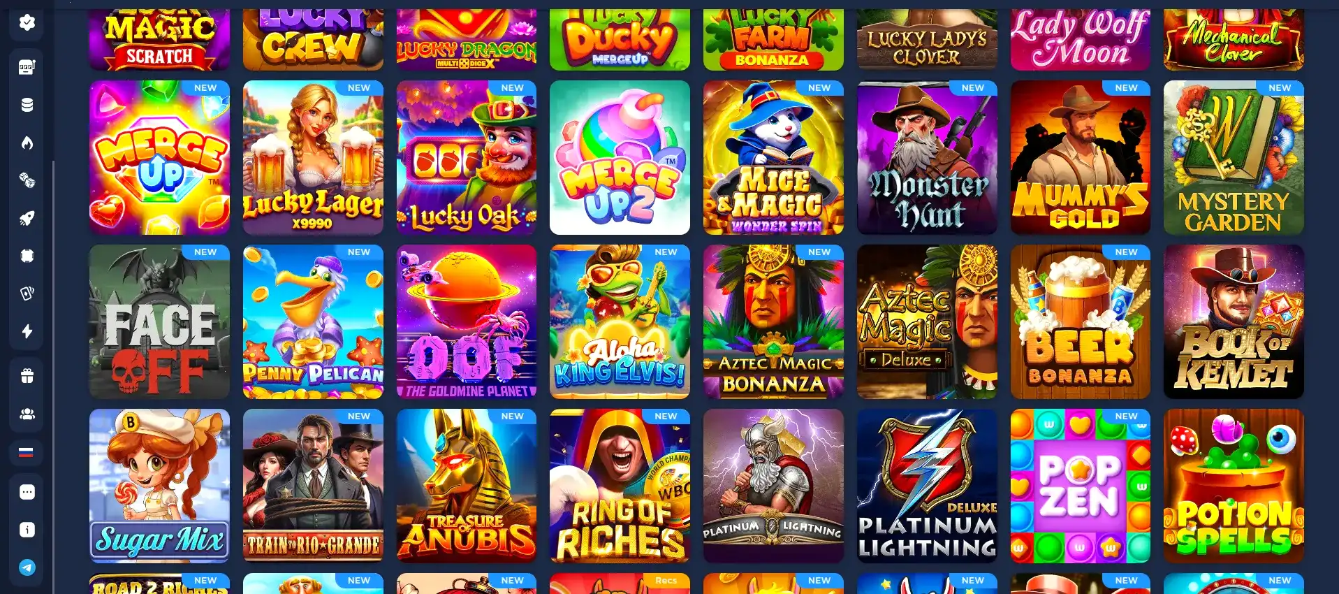 Tippy casino интерфейс и игры
